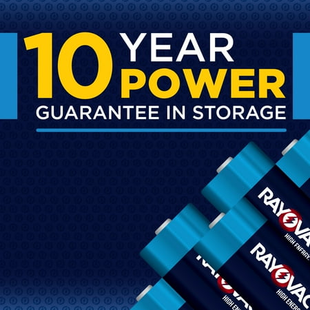 Rayovac High Energy Alkaline D Batteries 4 Pack *Damaged Package*