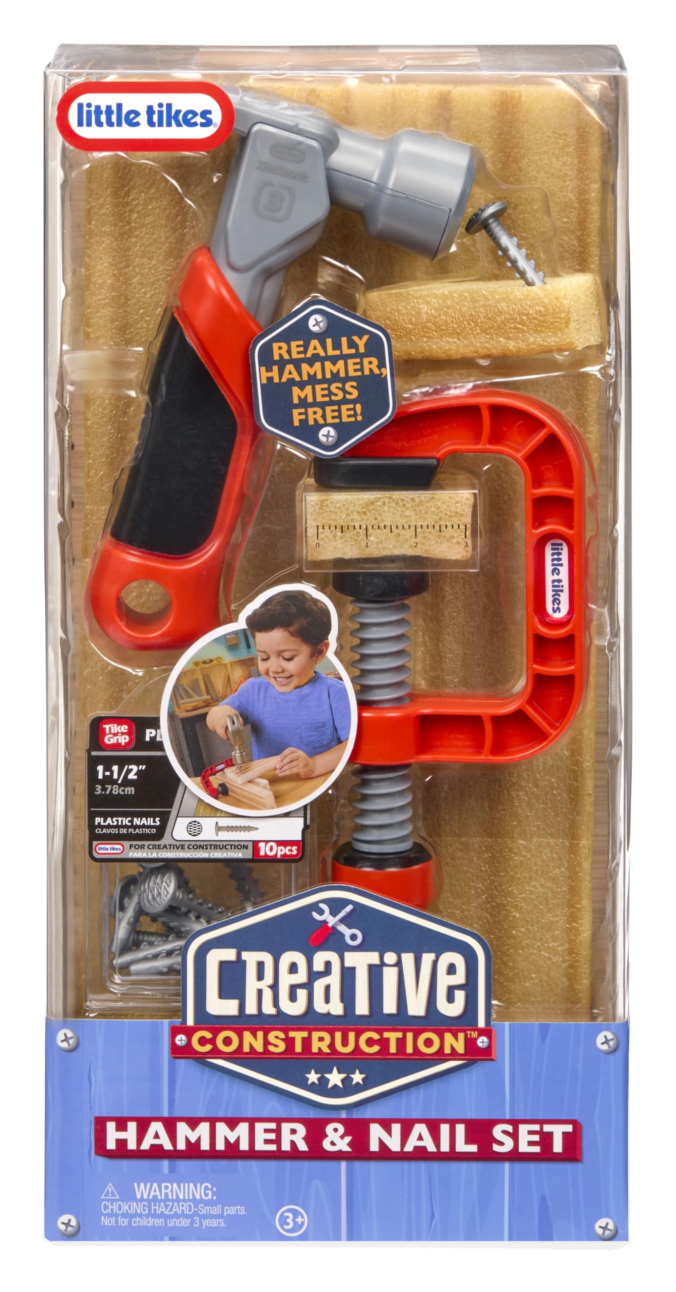 Little Tikes Creative Construction Hammer & Nail Set with 5 Accessories