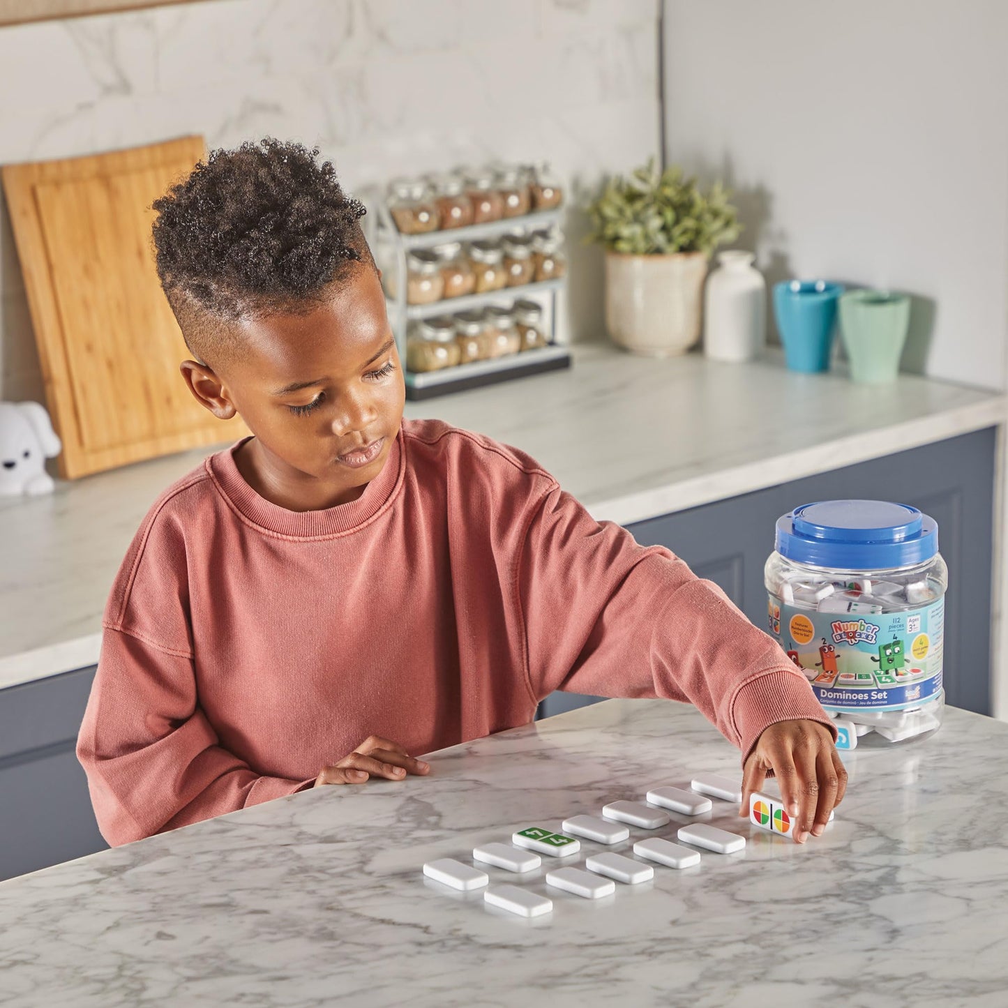 hand2mind Numberblocks Dominoes Set