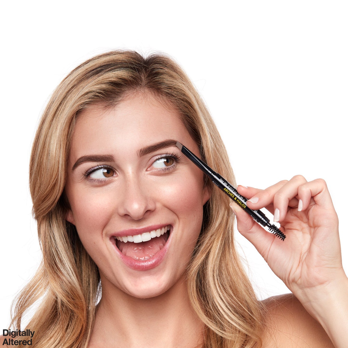 Arches & Halos Angled Brow Shading Pencil, Warm Brown