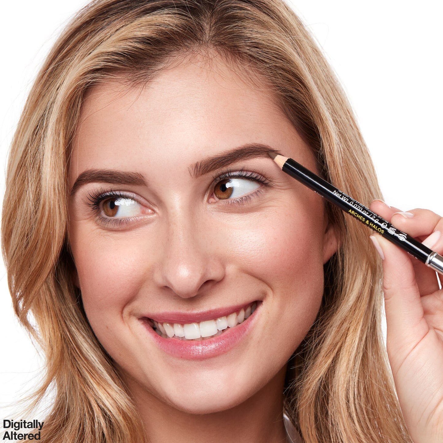 Arches & Halos Precision Brow Shaping Pencil, Warm Brown