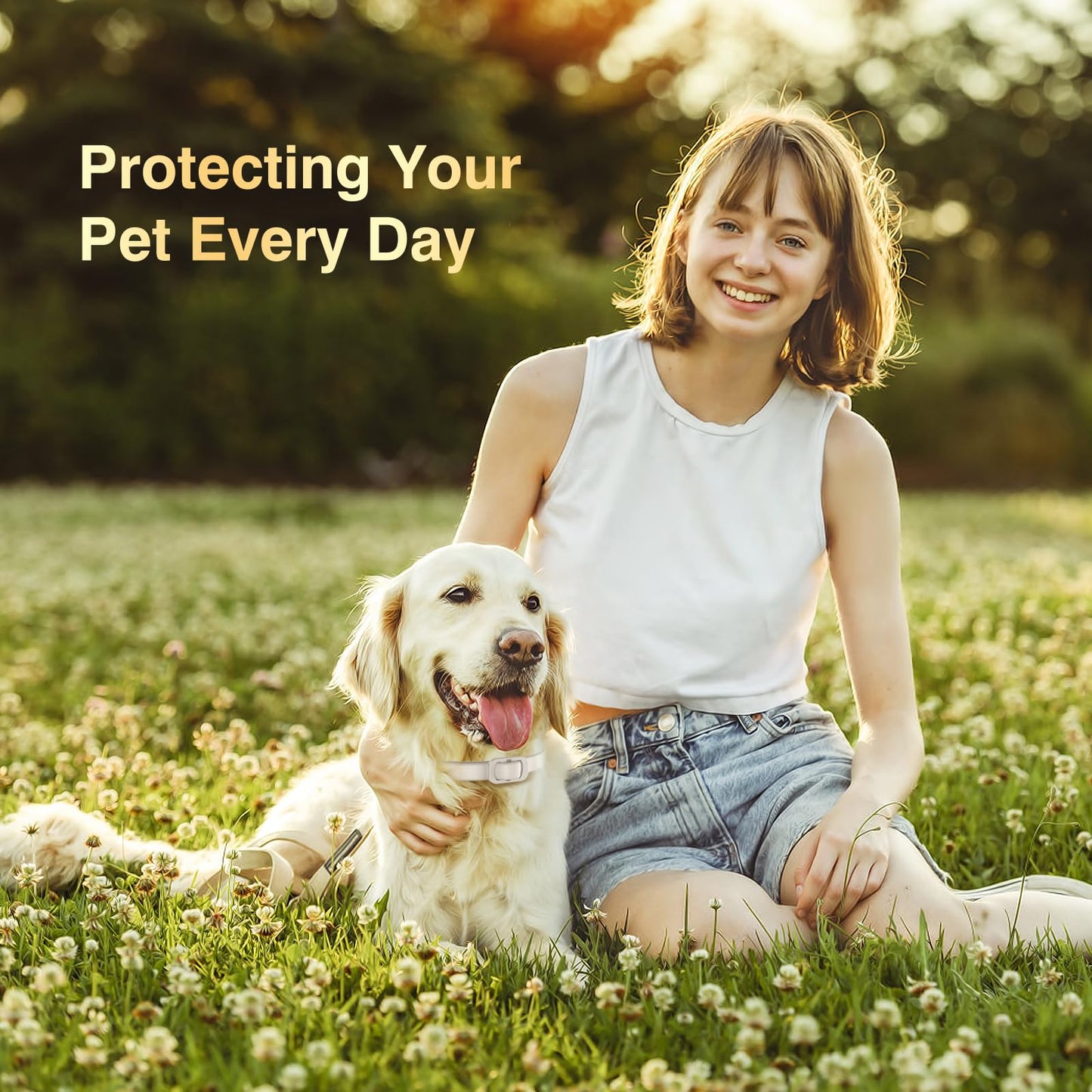 Allyeah Natural Flea and Tick Collar for Dogs - 4 Pack, Waterproof, Adjustable Size for All Dog