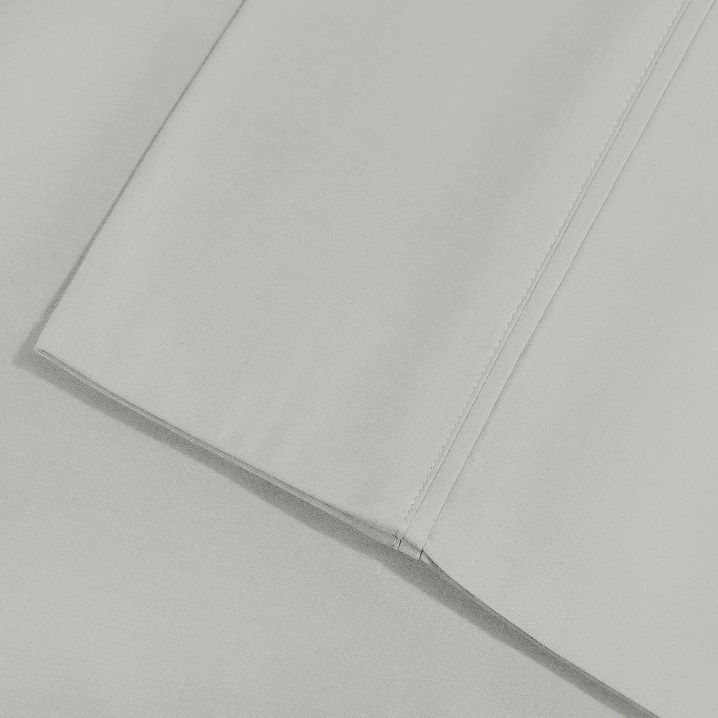 Superior Cotton Blend 600 Thread Count Pillowcases, Set of 2, Standard Size, Platinum