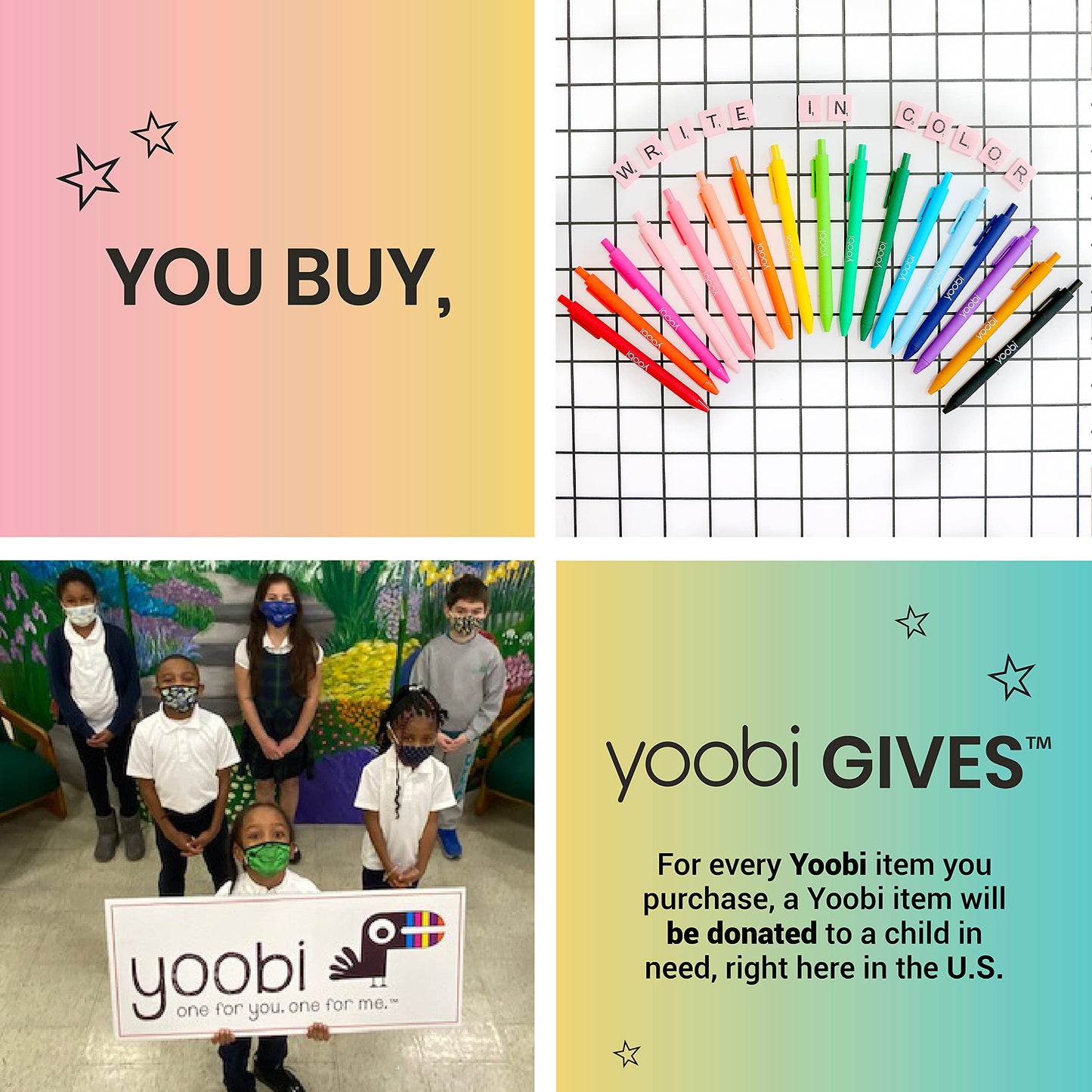 Yoobi™ Adult Scissor Blue Oil Slick