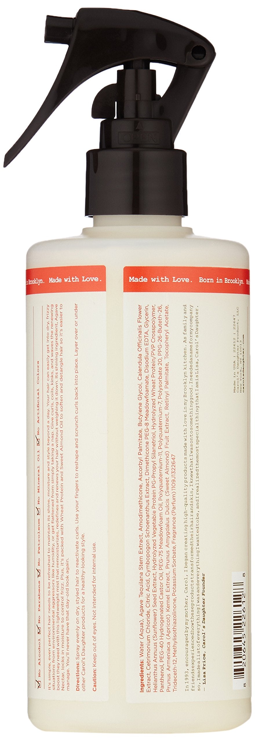 Carol's Daughter Hair Milk Nourishing & Conditioning Refresher Spray, 10 Ounce