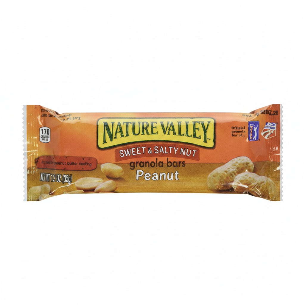 Nature's Valley Sweet and Salty Granola Bars Peanut Dipped in Peanut Butter Coating, 36 Count (BB 06 Feb 2027)