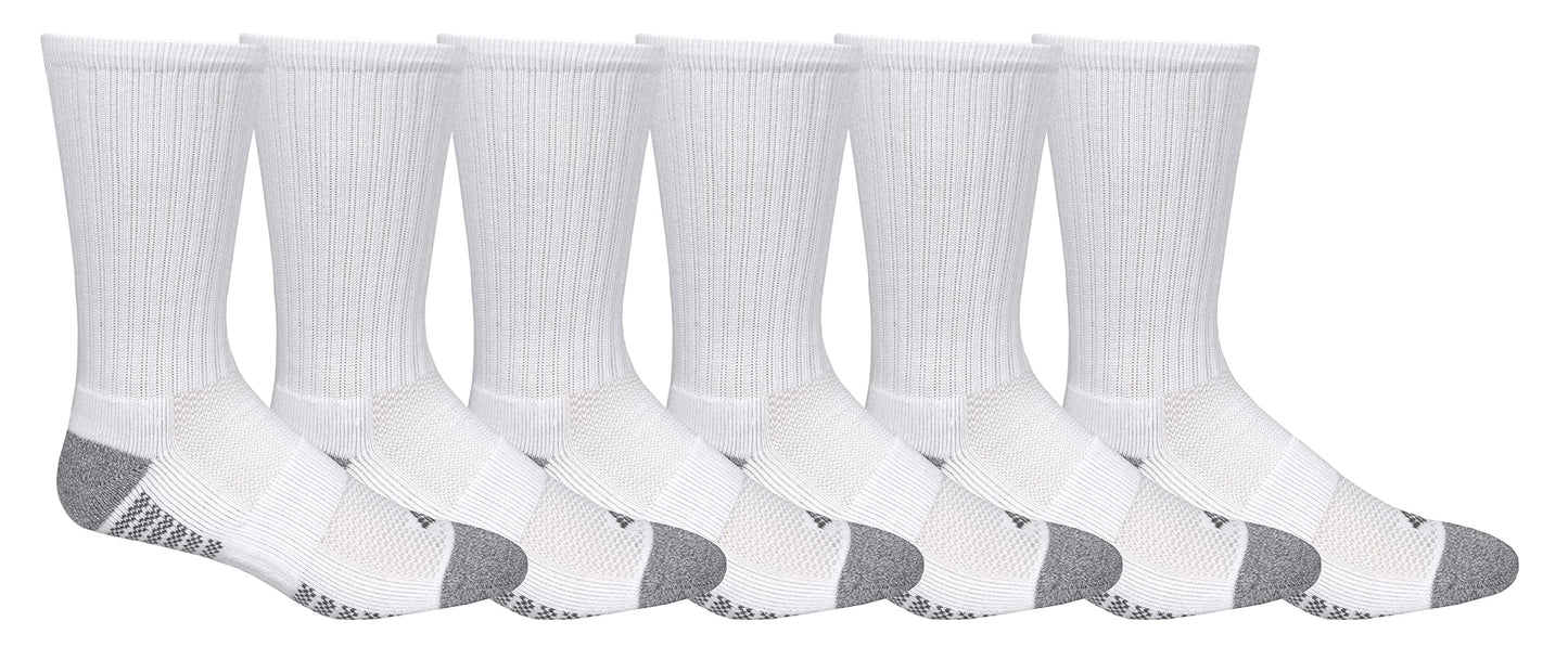 Columbia Men's Fashion Crew Socks 6 Pair, Men's 6-12
