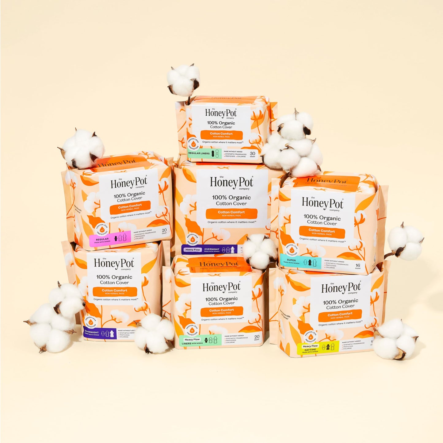 The Honey Pot Company - Pads - 16 ct
