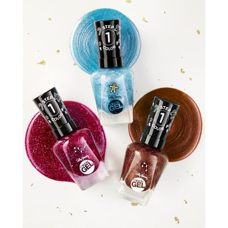 Sally Hansen Miracle Gel Holiday Nail Polish, For Goodness Bakes 913, 0.5 fl oz