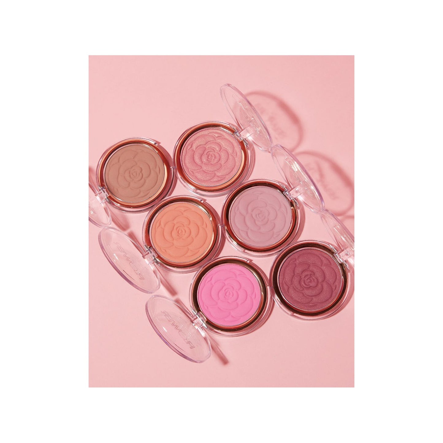 FLOWER Beauty Flower Pots Powder Blush, Warm Hibiscus