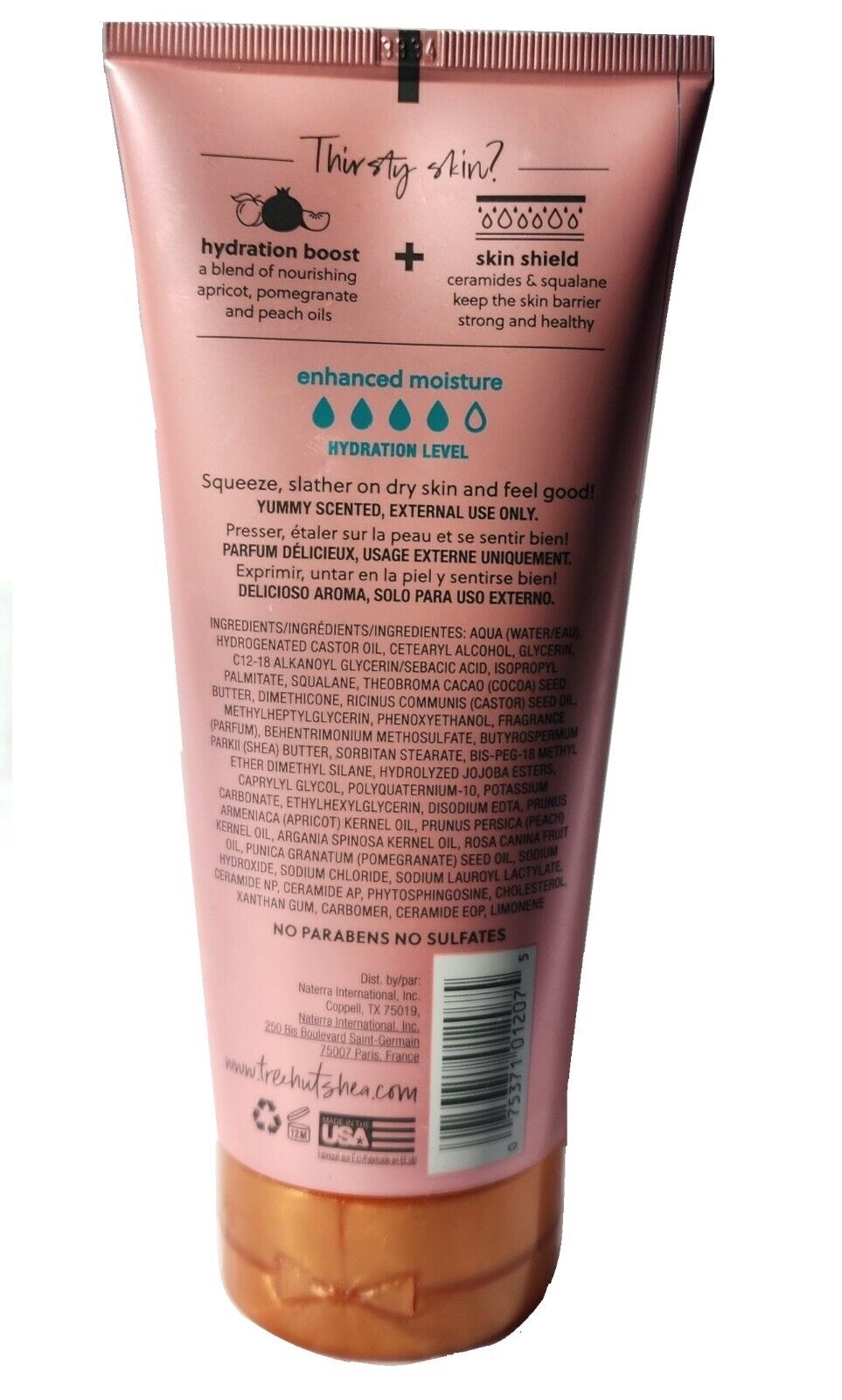 Tree Hut Moisturizing Body Lotion, Moroccan Rose, 8.5 Oz