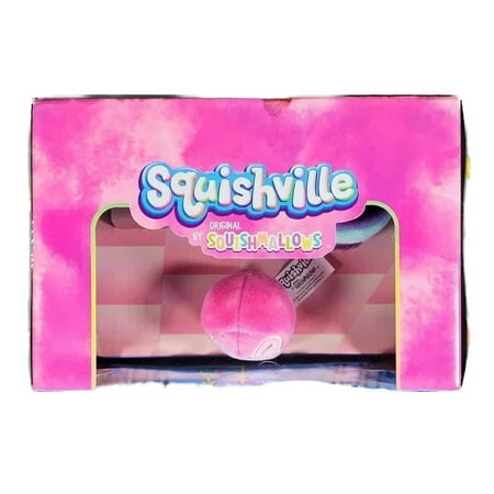 Squishmallow Squishville Penguin Sweet Snacks Set Ultra Soft Stuffed Plush