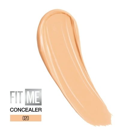 Maybelline Fit Me Liquid Concealer Makeup, Natural Coverage, Oil-Free, 020 Sand, 0.23 fl oz