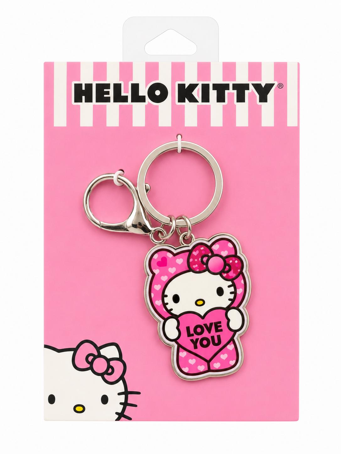 Hello Kitty Valentine's Day Heart Keychain
