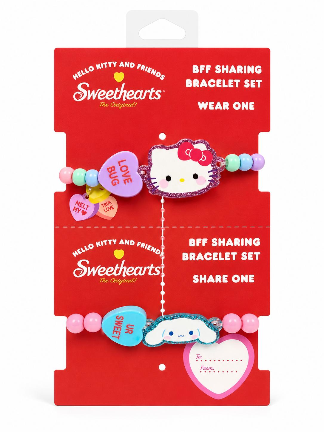Hello Kitty & Cinnamoroll Valentine's Day BFF Bracelet Set