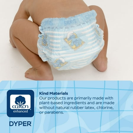 DYPER Smurftastic Swim Pants, Size M, 19 Count