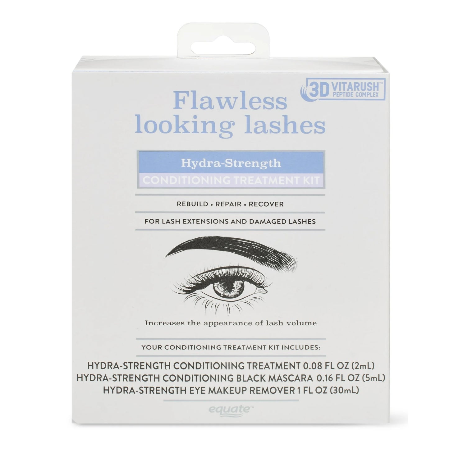 Equate Hydra-Strength Conditioning Lash Treatment Kit – 3-Piece Set
