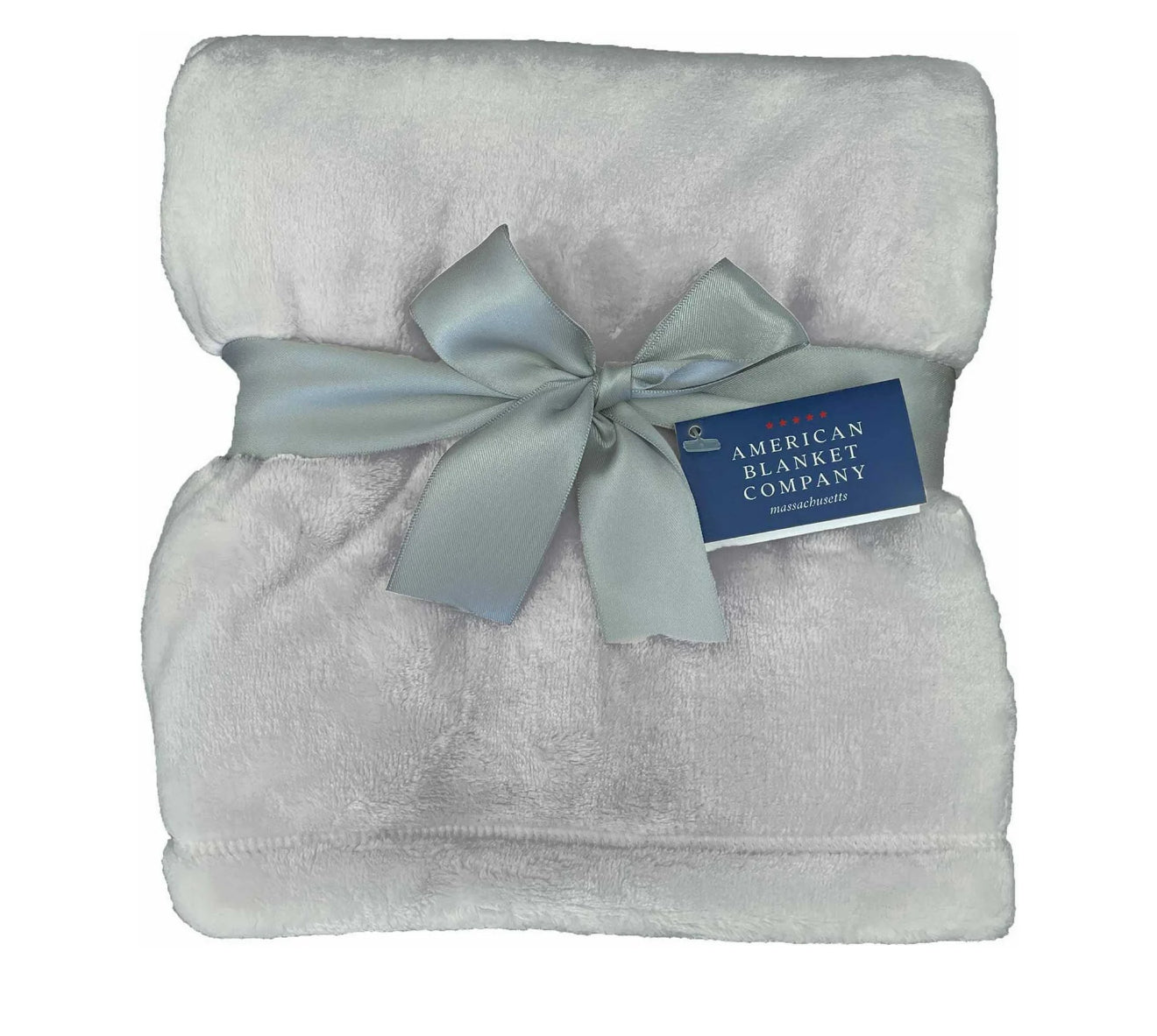 American Blanket Company Plush Fleece Throw Blanket **Color Chosen at Random**