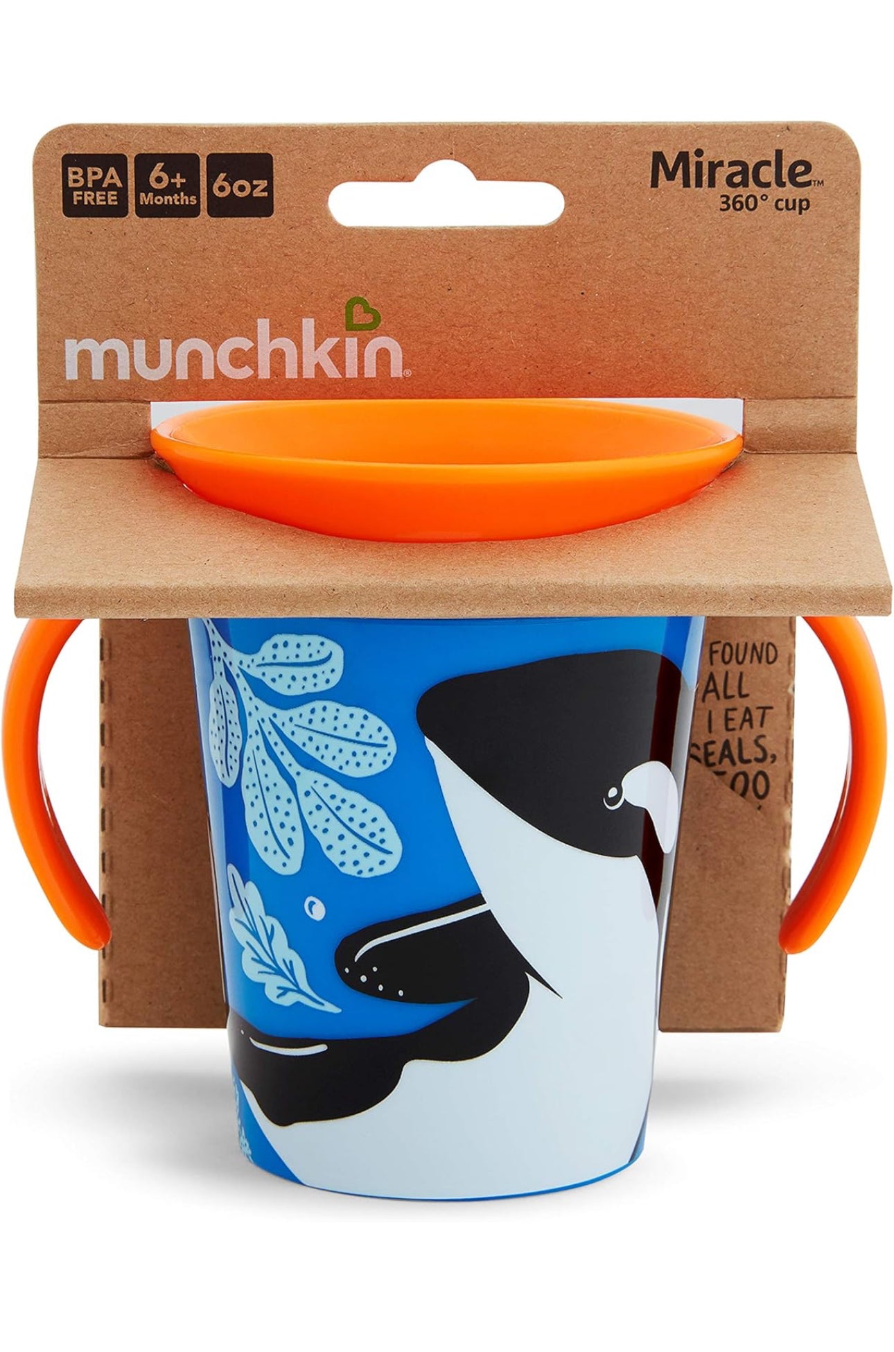 Munchkin Miracle 360° Sippy Cup – Whale Design (6oz)