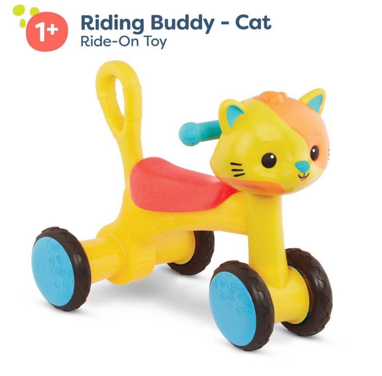 B.Toys - Ride-On Toy - Ridding Buddy - Cat