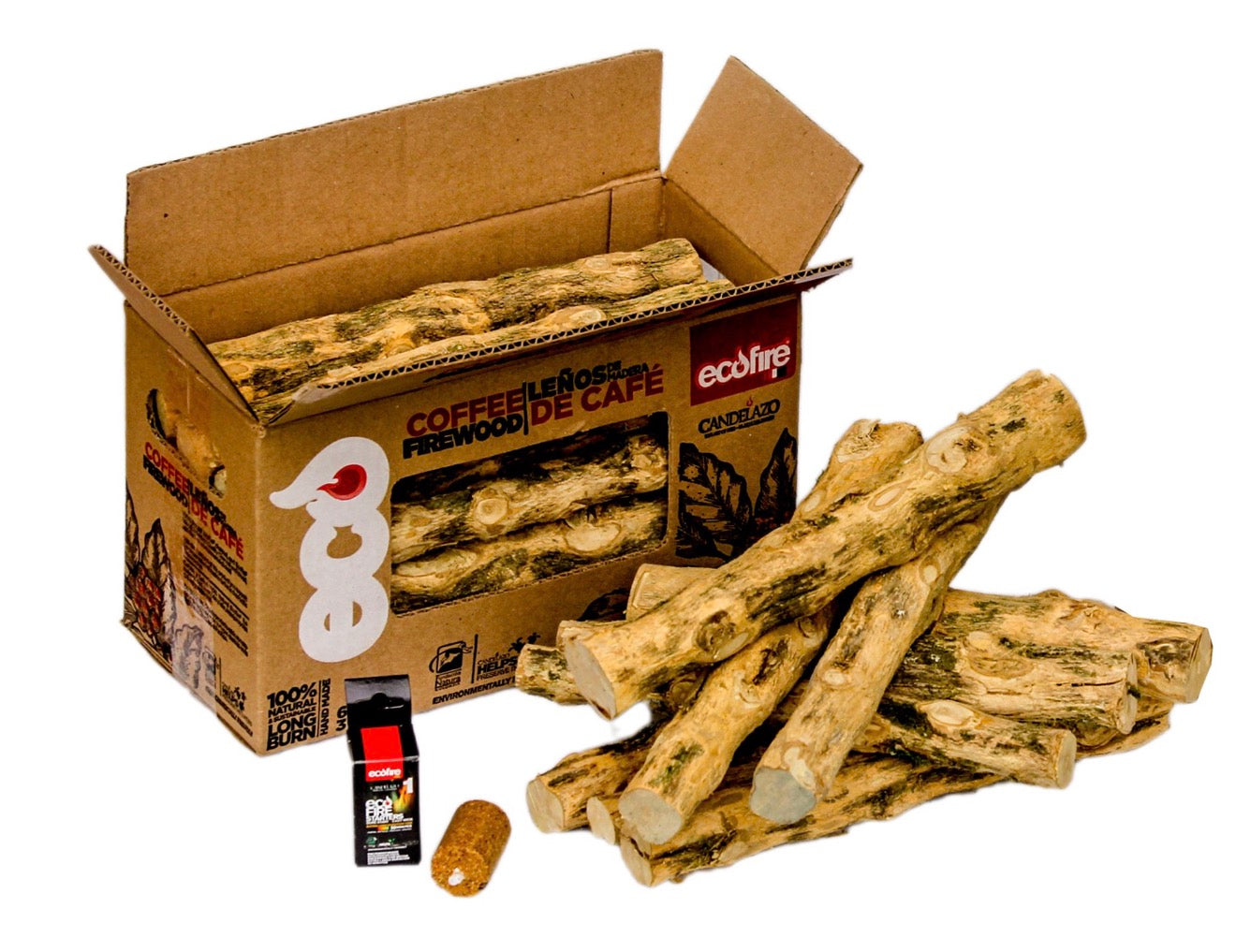 EcoFire - Coffee Firewood 6.6Lbs