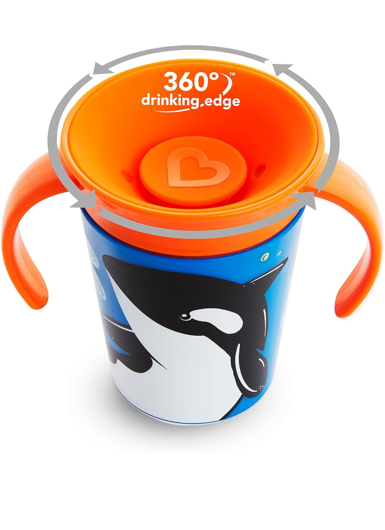 Munchkin Miracle 360° Sippy Cup – Whale Design (6oz)