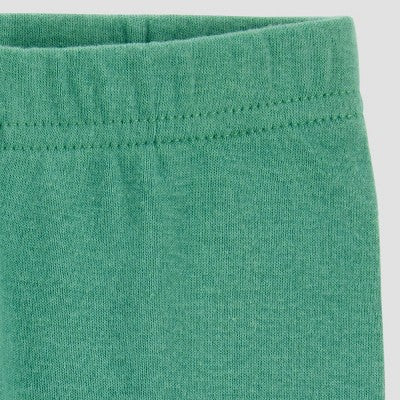 Boys' 12M Carter's Just One You Baby 2pk Pants - Green/White Dinosaur Pattern, Slim Fit, Pull-On Style
