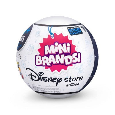 5 Surprise Mini Brands Disney Store Series 1 Mystery Capsule Collectible
