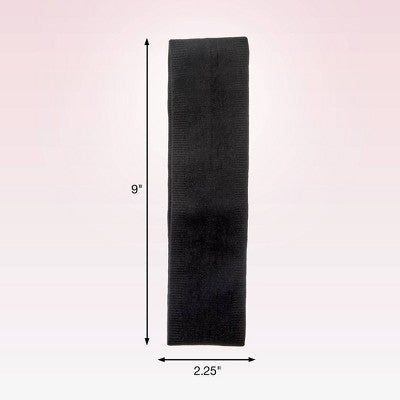 sc nci No-Slip Grip Hosiery Nylon Headband - Black - All Hair