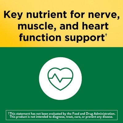 Nature Made Potassium Gluconate 550 mg, Dietary Supplement for Heart Health Support, 100 Tablets, 100 Day Supply *Exp:12/2028