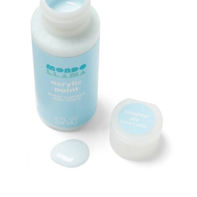 2oz Satin Acrylic Paint Cloudless Sky - Mondo Llama
