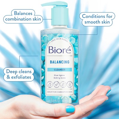 Biore Blue Agave Pore Cleanser, 6.77 fl oz
