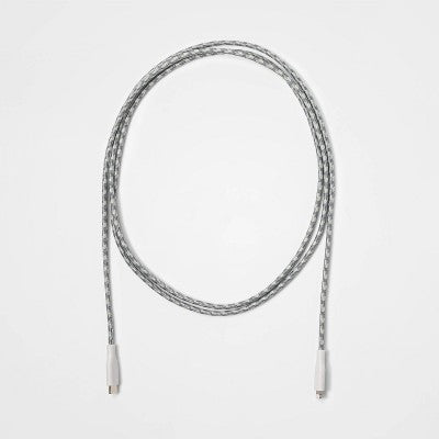 6' Lightning to USB-C Power Delivery Home Charging Kit - heyday Marble: USB Cable & Adapter