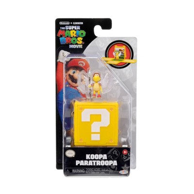Nintendo The Super Mario Bros. Movie Koopa Paratroopa Mini Figure with Question Block
