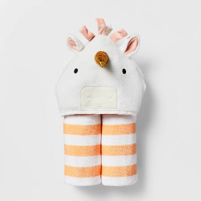 25x50 Unicorn Kids' Hooded Towel - Pillowfort : Cotton Velour, Lightweight, Machine Washable, OEKO-TEX Certified