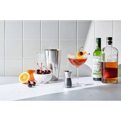 Houdini Stainless Steel Double Jigger (1.5oz/1oz)