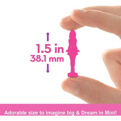 Barbie Mini BarbieLand Fashionistas Dolls, 1.5-inch Dolls in Lipstick Tube, Surprise Reveal *Color & Style Chosen at Random*