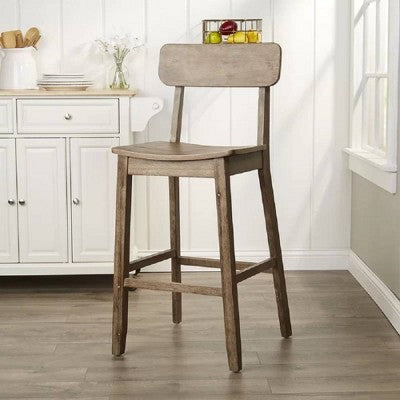 29 Inch High Torino Barstool Barnwood - Boraam