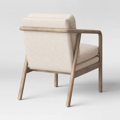 Tufeld Wood Armchair Beige - Threshold