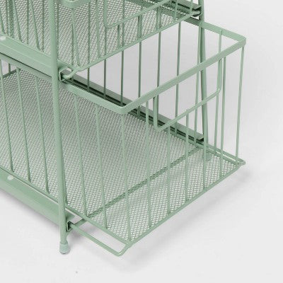 3 Tier Drawer Green - Brightroom