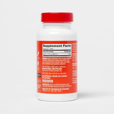 Vitamin D 5000iu Quick Dissolve - 90ct - *Exp 12/27*