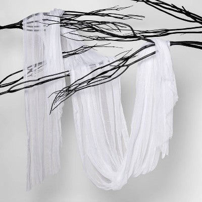 12.5' Black Light Responsive Jumbo Gauze Cloth White Halloween Decorative Prop - Hyde & EEK! Boutique