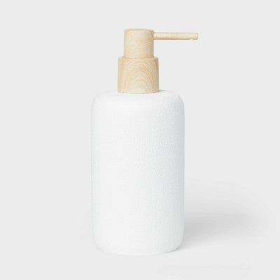 Modern Resin Soap pump Wood Top - Threshold