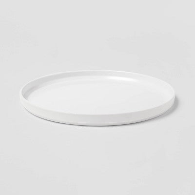 Plastic Stella Dinner Plate White 10.5 Inch - Threshold
