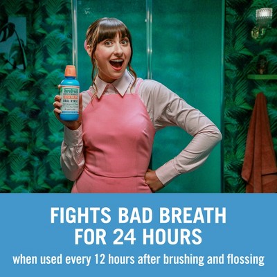 TheraBreath Fresh Breath Mouthwash Alcohol-Free - Icy Mint - 3 fl oz **Exp 08/2026**