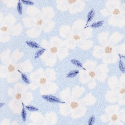 Girls' 6M Carter's Just One You Baby Floral Printed Sleep N' Play - Blue