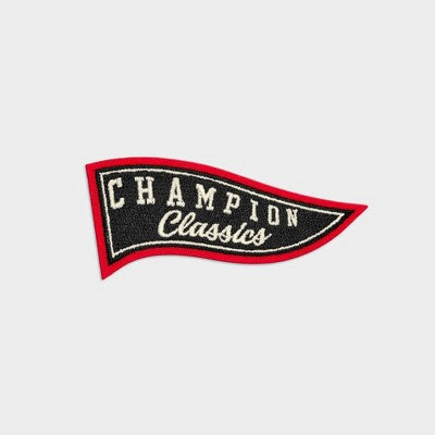 Champion Classics Patch 3.5 x 1.5 Inch - Black