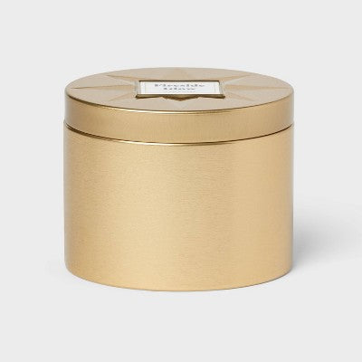 Metal Tin Candle Fireside Glow 6oz - Threshold