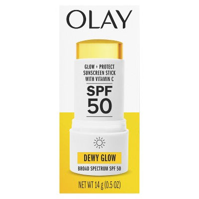 Olay Glow & Protect Face Sunscreen Stick - SPF 50 - 0.5oz *4/26*