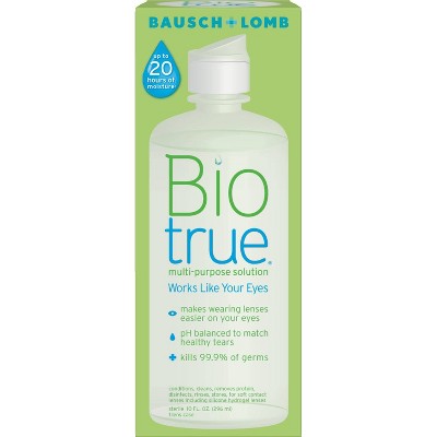 Biotrue Contact Lens Solution - 10 fl oz **Exp 2027/01/01** **Dented Box**